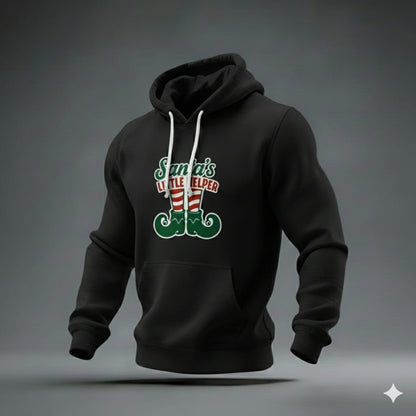 Santa’s Little Helper Hoodie – Fun Christmas Pullover for Holiday Cheer
