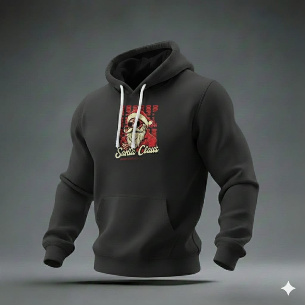 Dope Santa Claus Hoodie – Cool Streetwear Christmas Pullover
