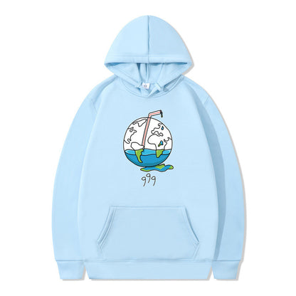 Printed Fashion Hoodie Pullover Hoodie Sweater